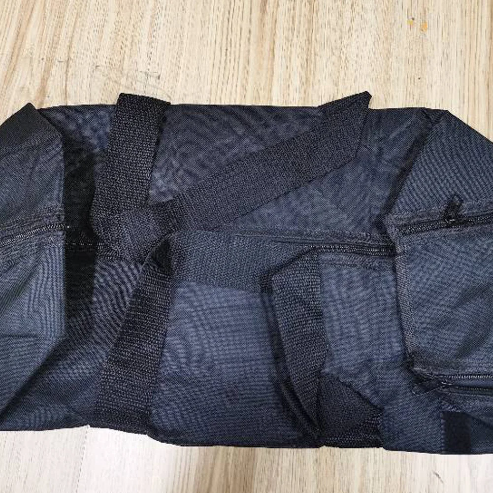 Saco de Banho para Gatos em Oxford Preto com Malha Anti-Arranhões - Imagem 4