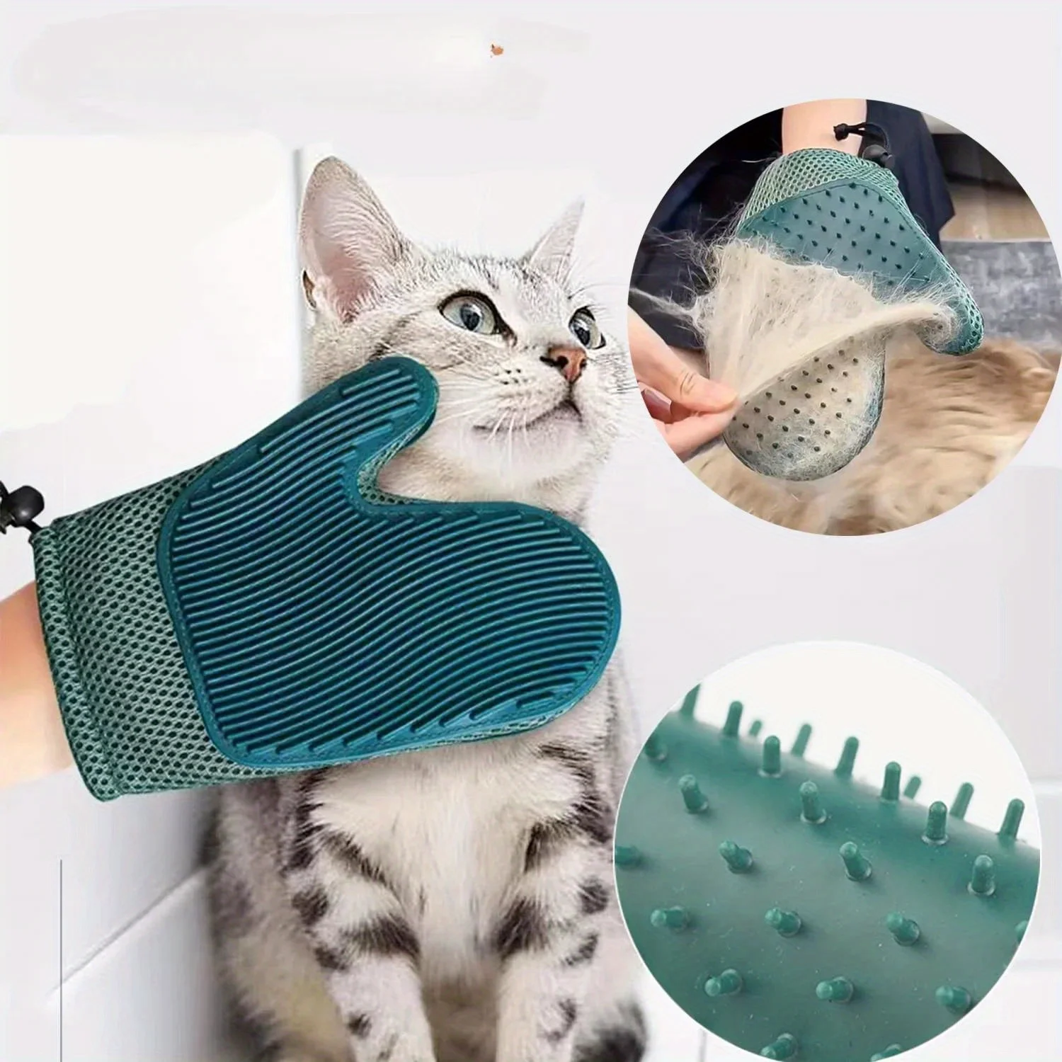 Luva Removedora de Pelo para Cães e Gatos 2 em 1 - Imagem 2