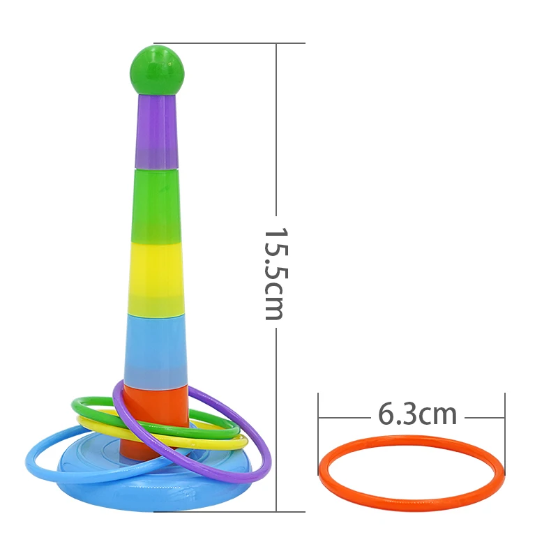 Brinquedo para Pássaros e Papagaios com Anéis de Plástico Coloridos - Imagem 3
