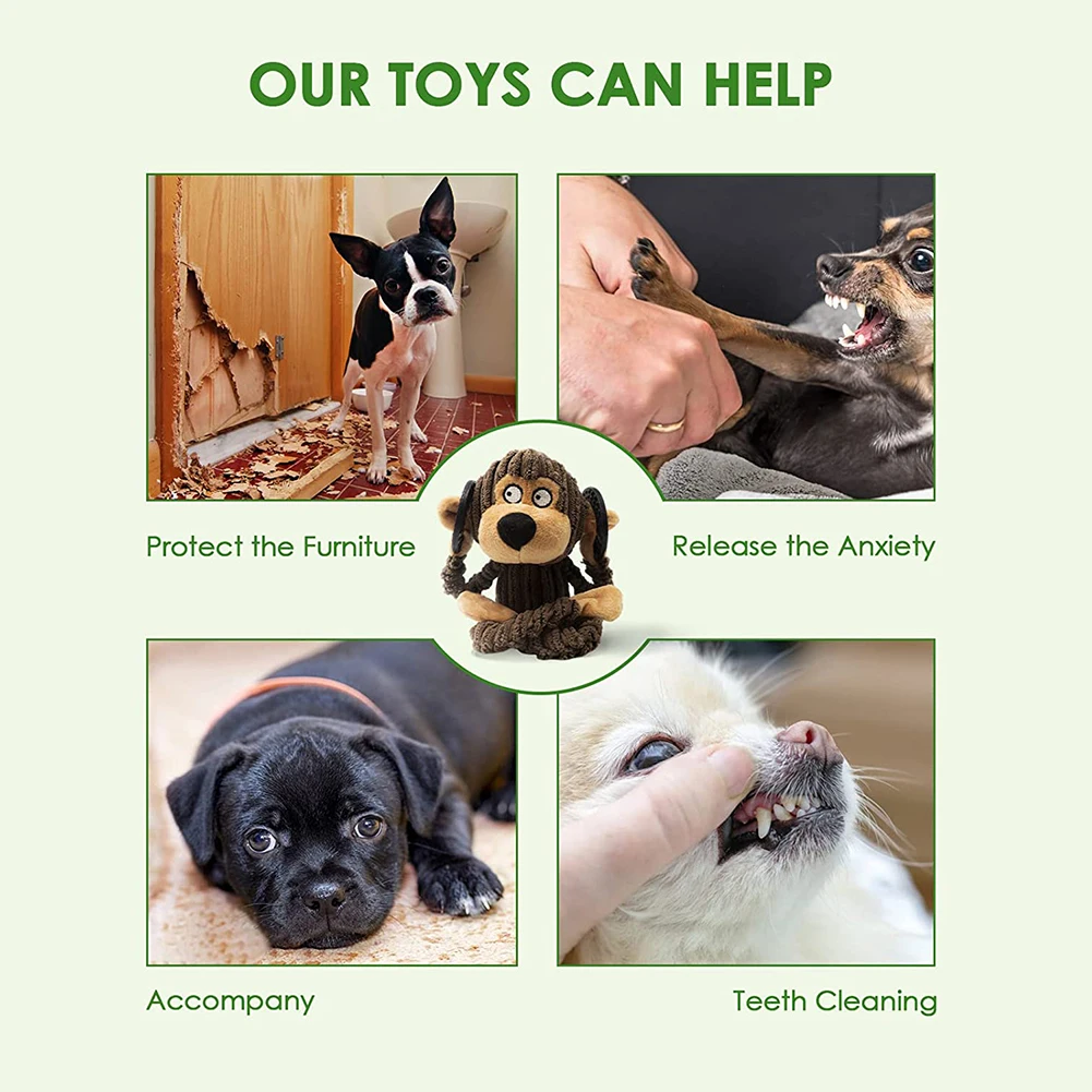 Brinquedo de Pelúcia para Cães Pequenos com Guizo Interno - Imagem 3