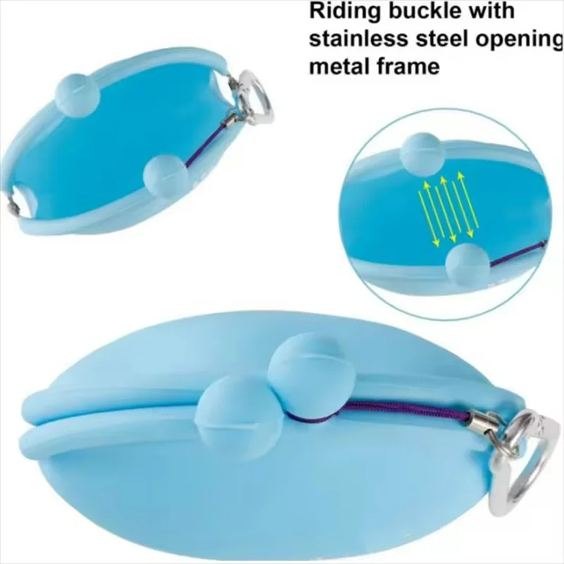 Bolsa de Silicone para Petiscos de Cães 9x4x7,5 cm com Fivela para Cinto - Image 2