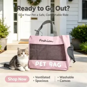 bolsa de transporte para cães e gatos dobrável