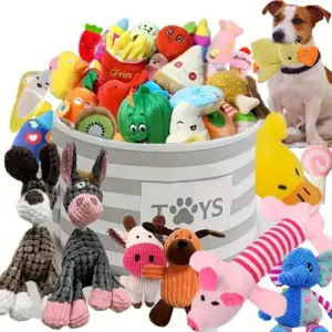 brinquedo de pelúcia para cães com apito