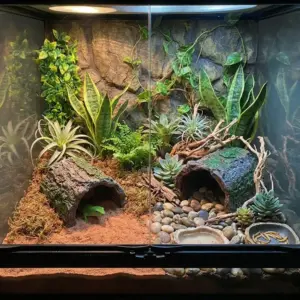 esconderijo para répteis de pvc
