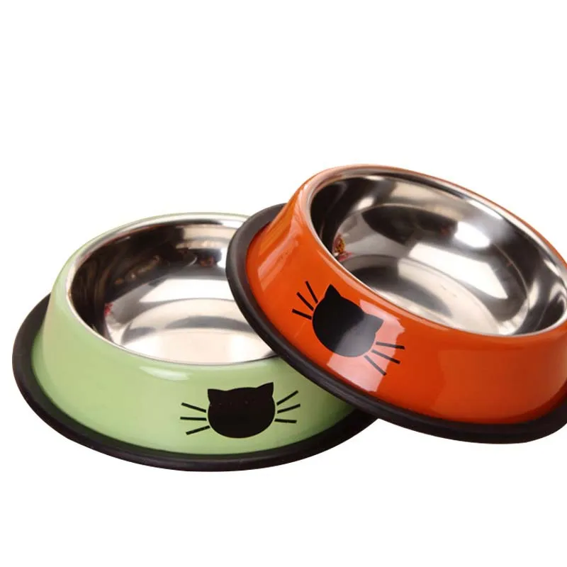 Tigela para Gatos em Aço Inoxidável com Base Antiderrapante - Imagem 4