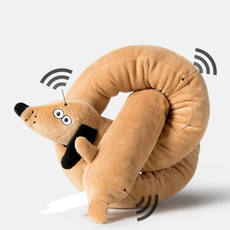 brinquedo de pelúcia para cães com apito