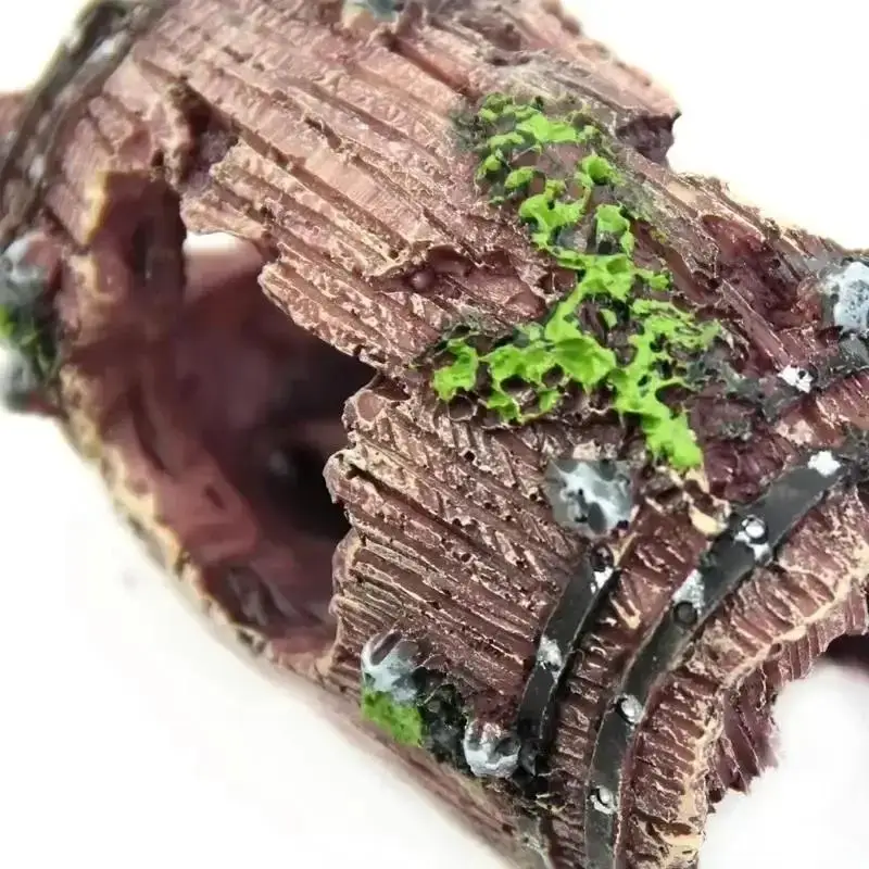 Decoração para Aquário Barril Quebrado com Musgo 6x9 cm - Imagem 3