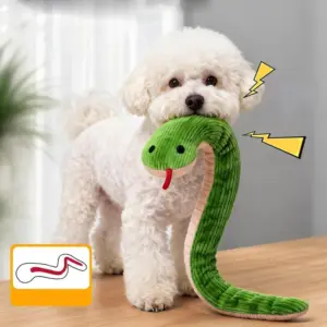 brinquedo de chute em formato de cobra para cães e gatos