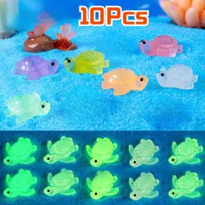 mini tartarugas decorativas que brilham no escuro
