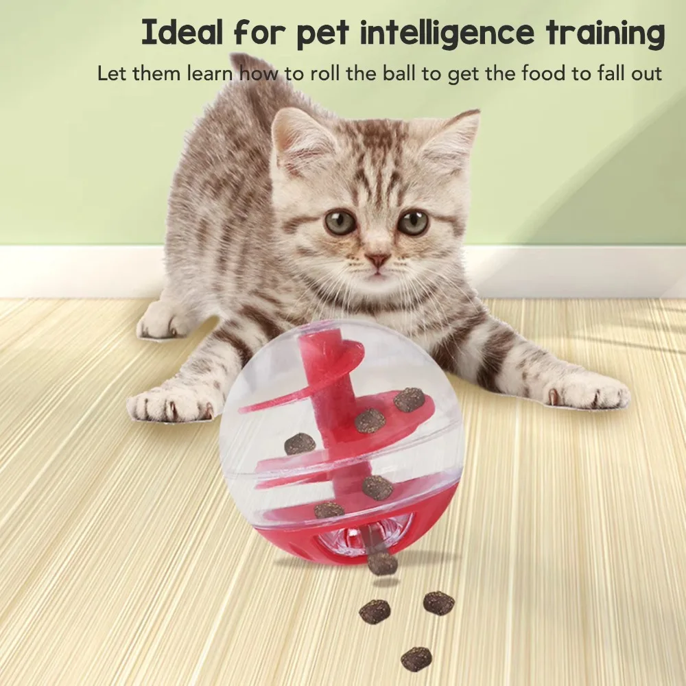 Bola Dispensadora de Ração para Gatos de 5 cm com Abertura Ajustável - Imagem 3