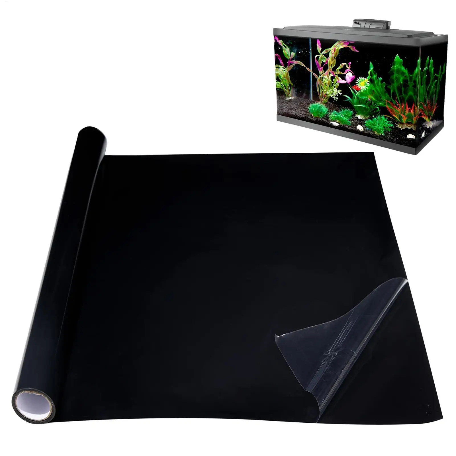 fundo estático para aquário preto