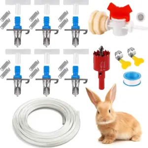 bebedouro automático niple para coelhos