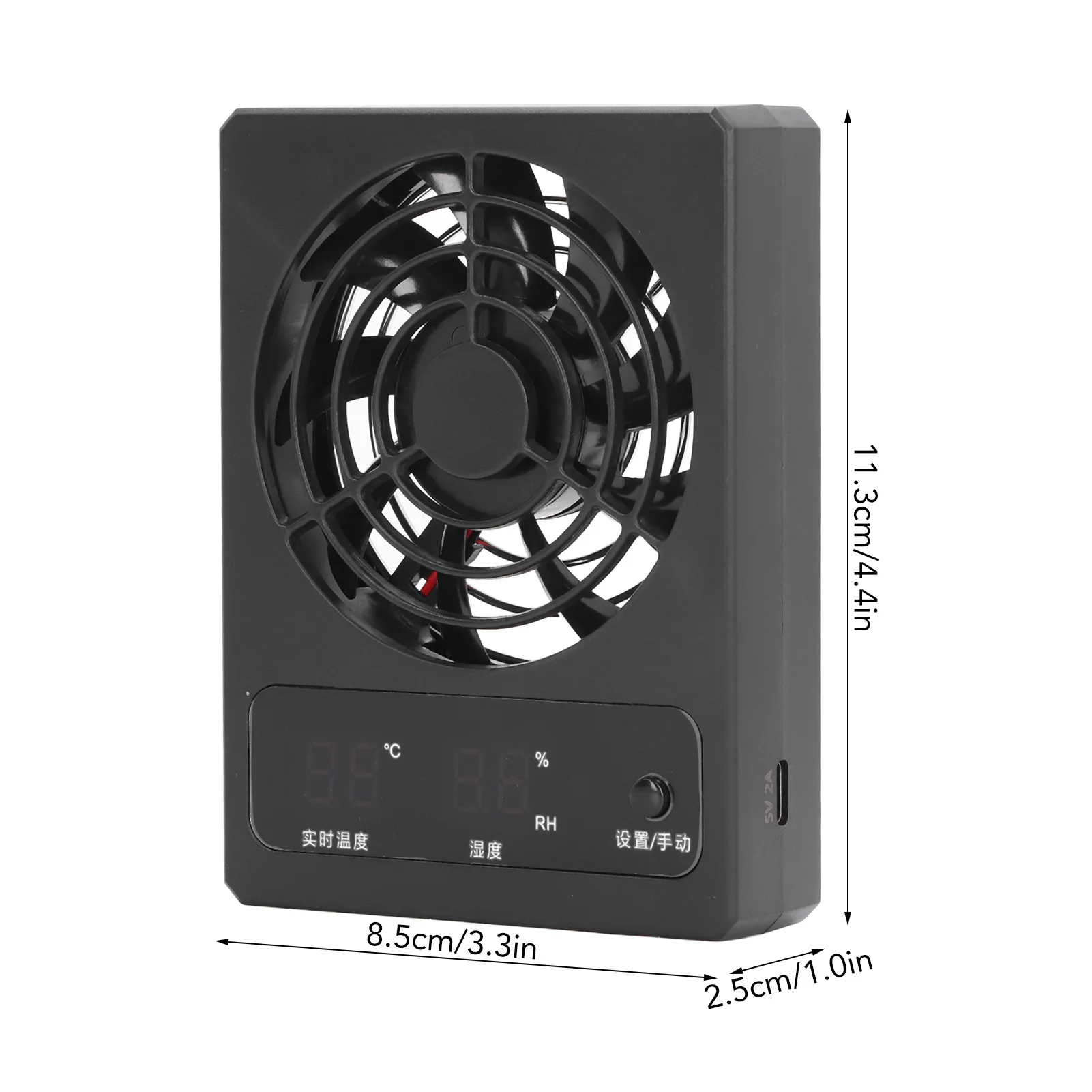 Ventilador para Terrário de Répteis Silencioso com Ganchos de Fixação - Imagem 2