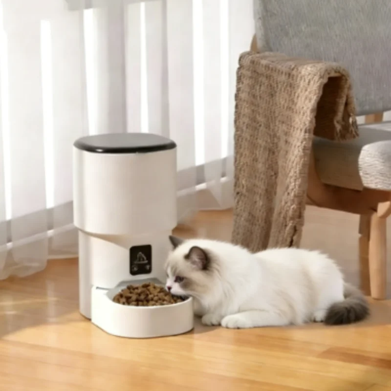 Alimentador Automático para Cães e Gatos 4L com WiFi e Controle de Porção - Image 4