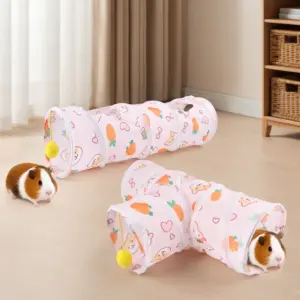 túnel dobrável para hamster