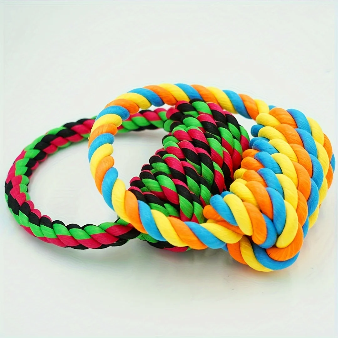 Brinquedo de Corda para Cães Grandes Trançado Resistente - Imagem 3