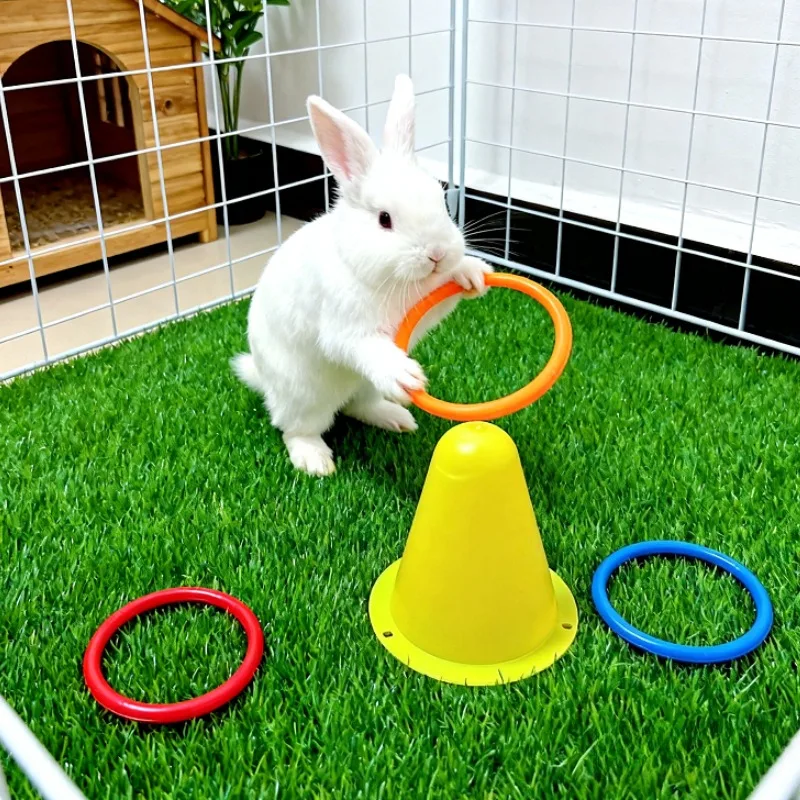 Brinquedo Cone para Coelhos de 7 cm para Roer - Image 2