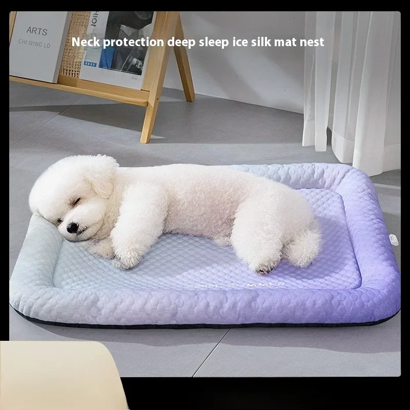 cama de seda gelada para cães e gatos