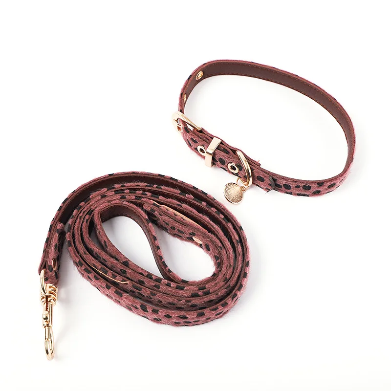 Coleira para Cães Pequenos Estampa Leopardo Ajustável - Image 5