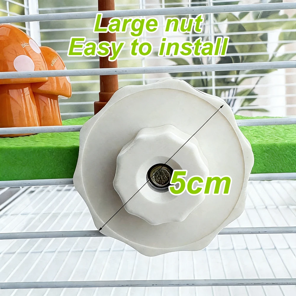 Plataforma de Pousar para Pássaros com Bola de Sino Removível - Imagem 6