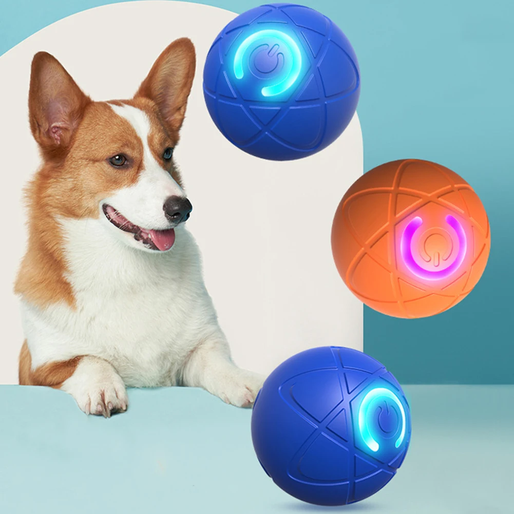 Bola Interativa Elétrica para Cães com LED, Brinquedo que Rola e se Move - Imagem 6