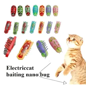 brinquedo joaninha elétrica para gatos