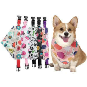 bandana ajustável para cães e gatos