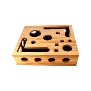 brinquedo labirinto para gatos com dispensador de petiscos