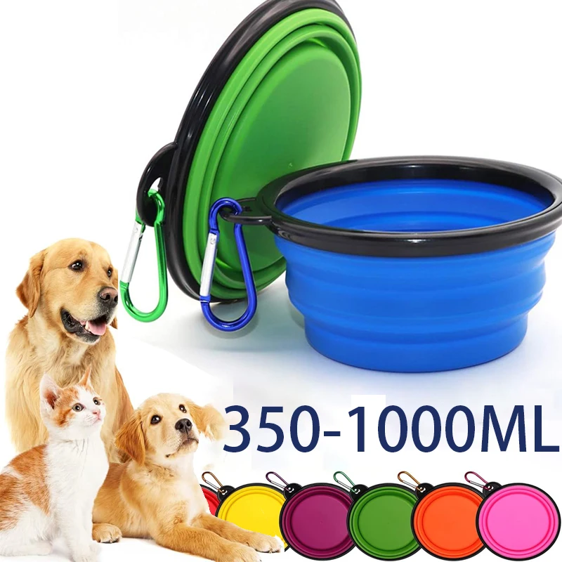 alimentador portátil de silicone dobrável