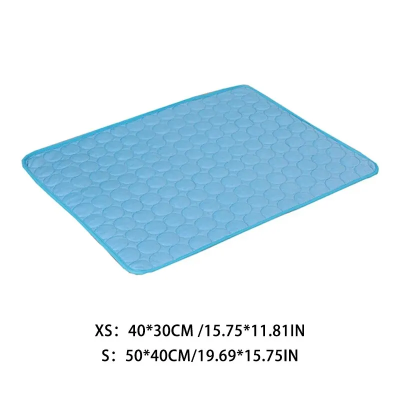 Tapete Gelado para Cães e Gatos de Seda Resfriamento Cinza 40x30 cm - Imagem 6