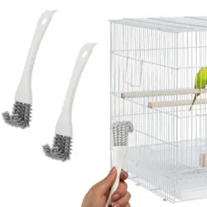 escova de limpeza para gaiola de pássaros