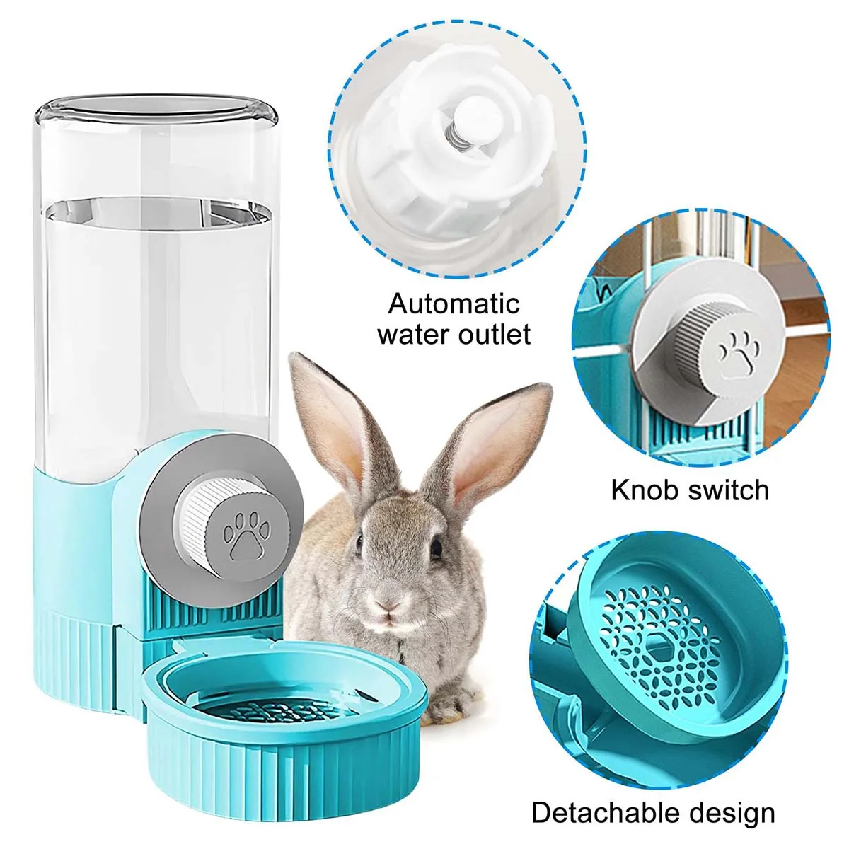 Comedouro Automático para Gatos e Cães de Gravidade com Capacidade de 5 Dias - Imagem 5