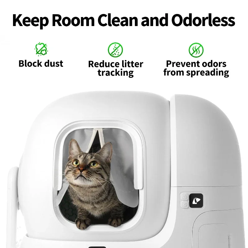 Cortina Porta Magnética PETKIT para Caixa Sanitária Gato 22x25 cm - Image 3