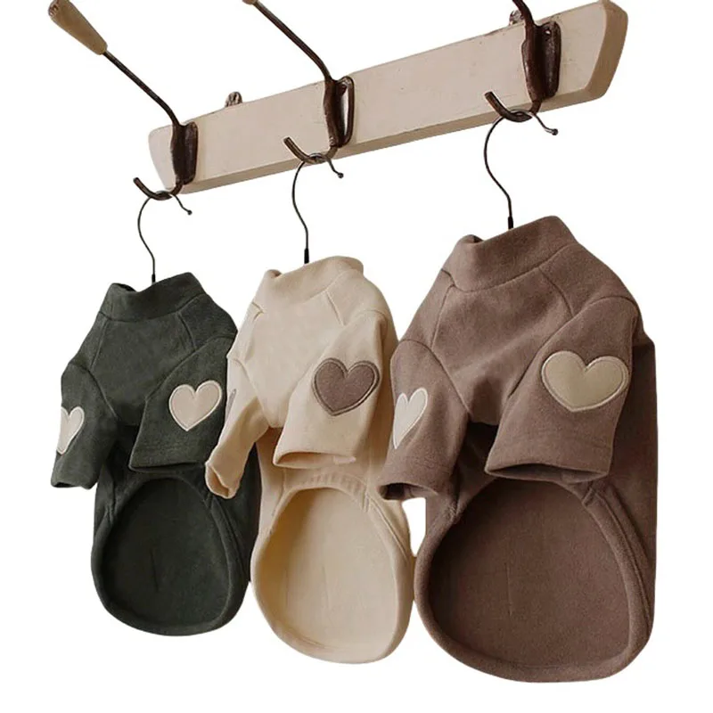 Roupa para Cães e Gatos de Inverno com Estampa de Urso e Coração - Image 6