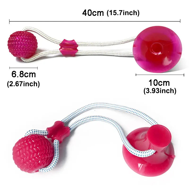 Brinquedo para Cães com Ventosa e Bola TPR para Morder - Imagem 6
