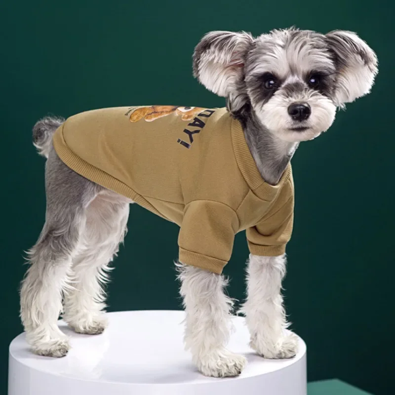 Suéter para Cães e Gatos Pequenos com Padrão de Urso Quente - Imagem 4