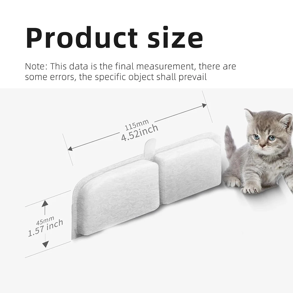 Filtros de Carvão Ativado para Fonte de Água de Gatos 6 Unidades - Image 6