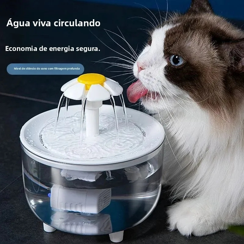 Bebedouro Automático USB para Gatos 1.2L com Fonte de Água Silenciosa - Image 3