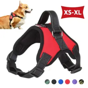 arnês para cães ajustável refletivo