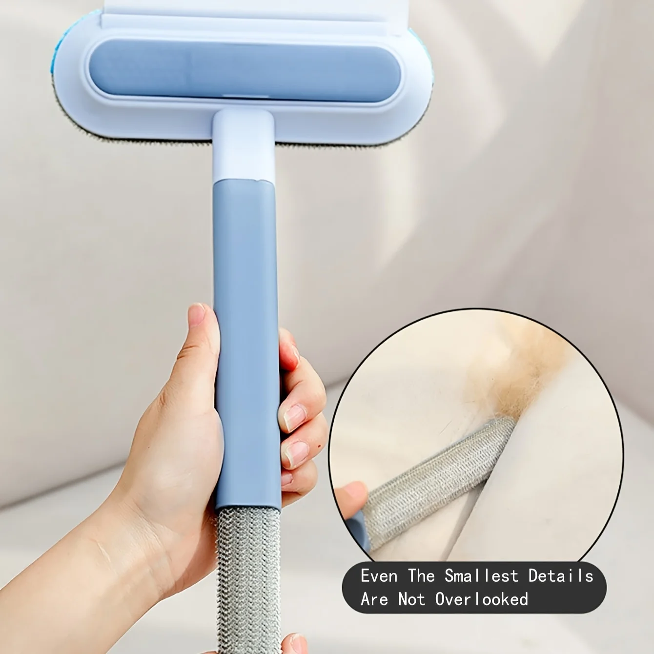 Removedor de Pelos para Cães e Gatos de Nylon com Cabo Longo - Imagem 6
