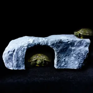 plataforma de resina para tartarugas e répteis