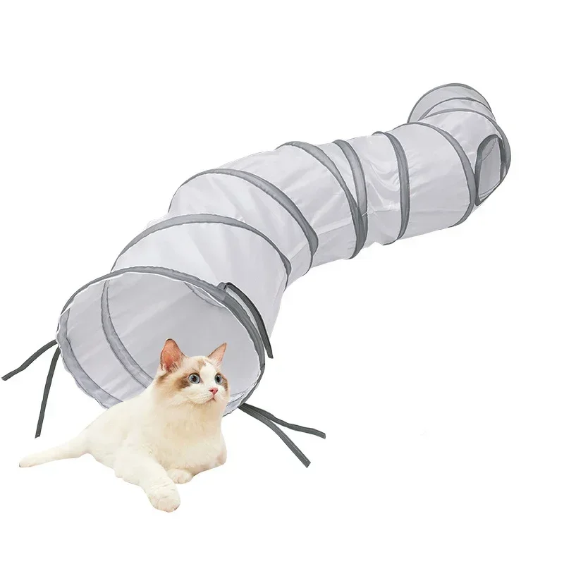 Túnel Dobrável para Gatos e Cães Pequenos de Poliéster - Imagem 4