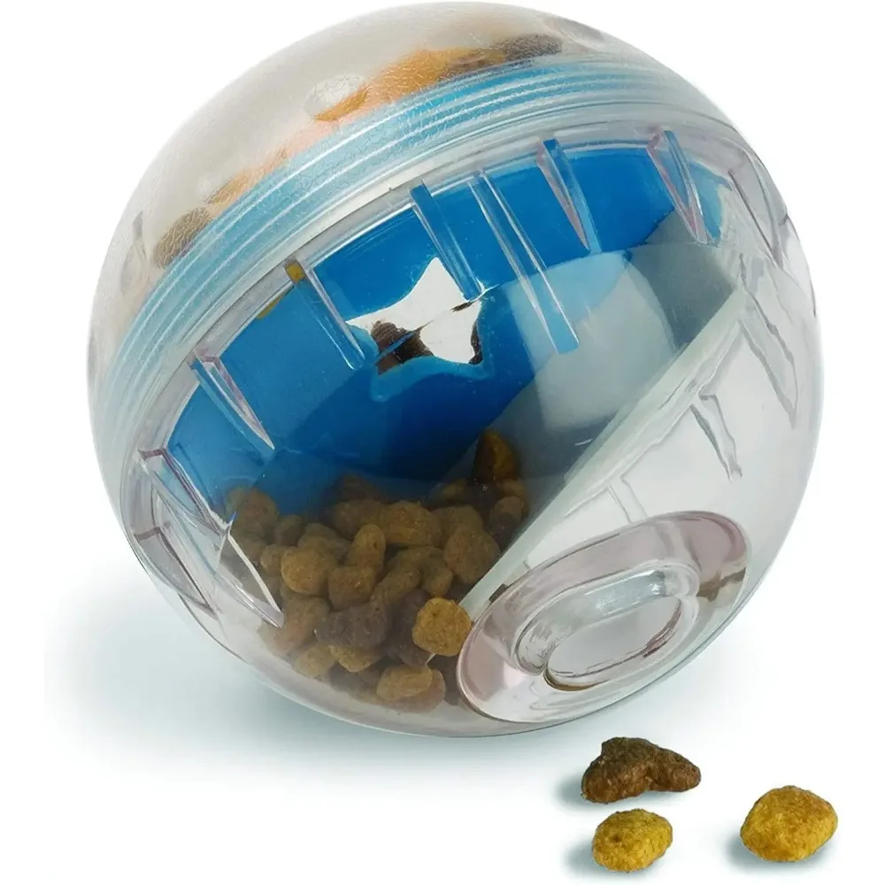 bola dispensadora de petiscos para cães e gatos