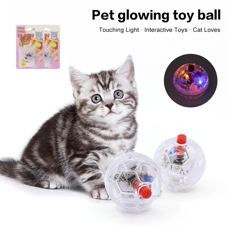 Bola Interativa LED para Gatos Ativada por Movimento Portátil - Imagem 2