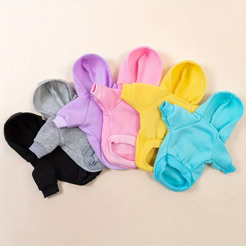 Roupa Pet para Cães e Gatos Pequenos Sólida - Imagem 4