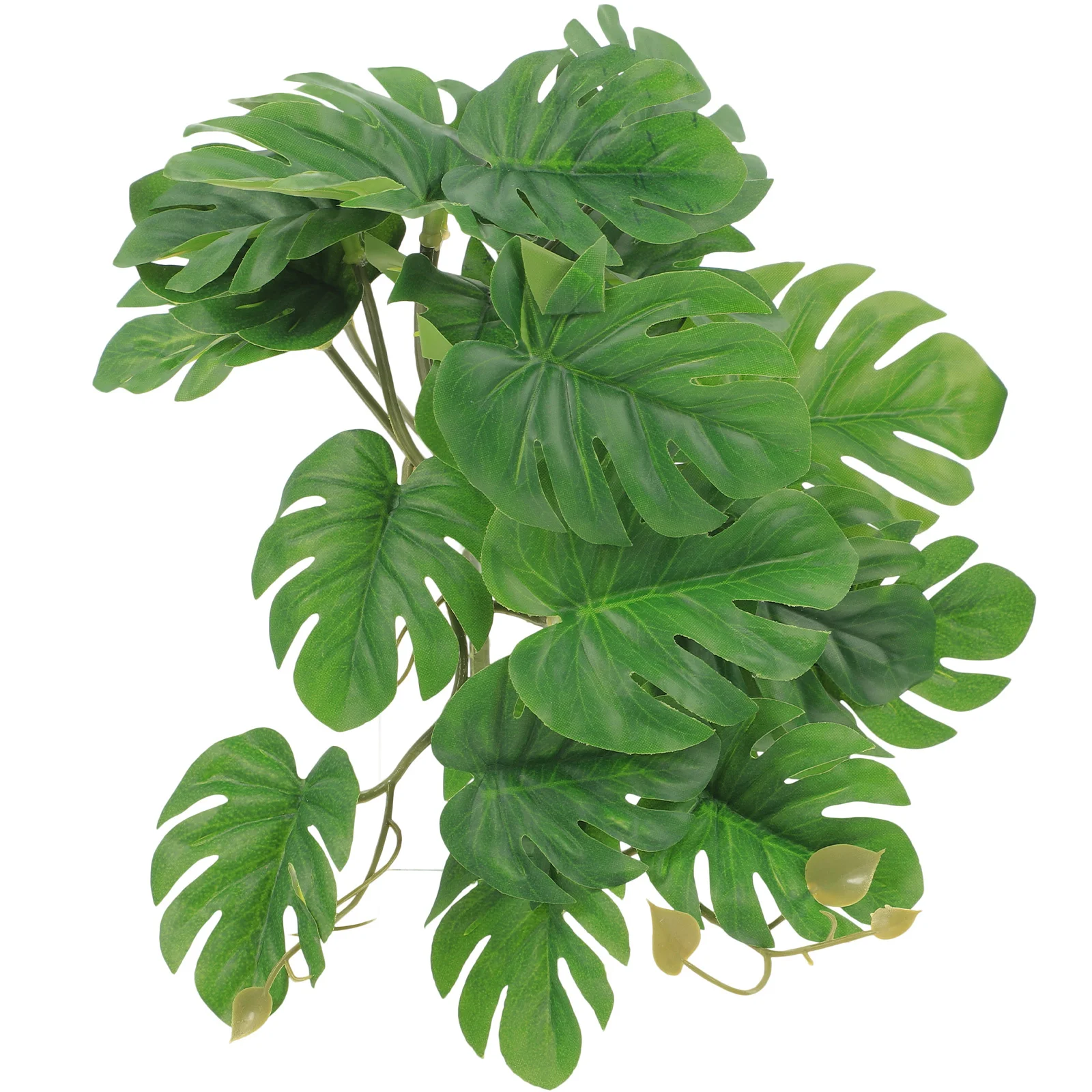 planta falsa para répteis de plástico