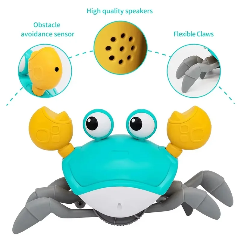 Brinquedo Caranguejo para Cães e Gatos Recarregável USB com Sensor - Imagem 3