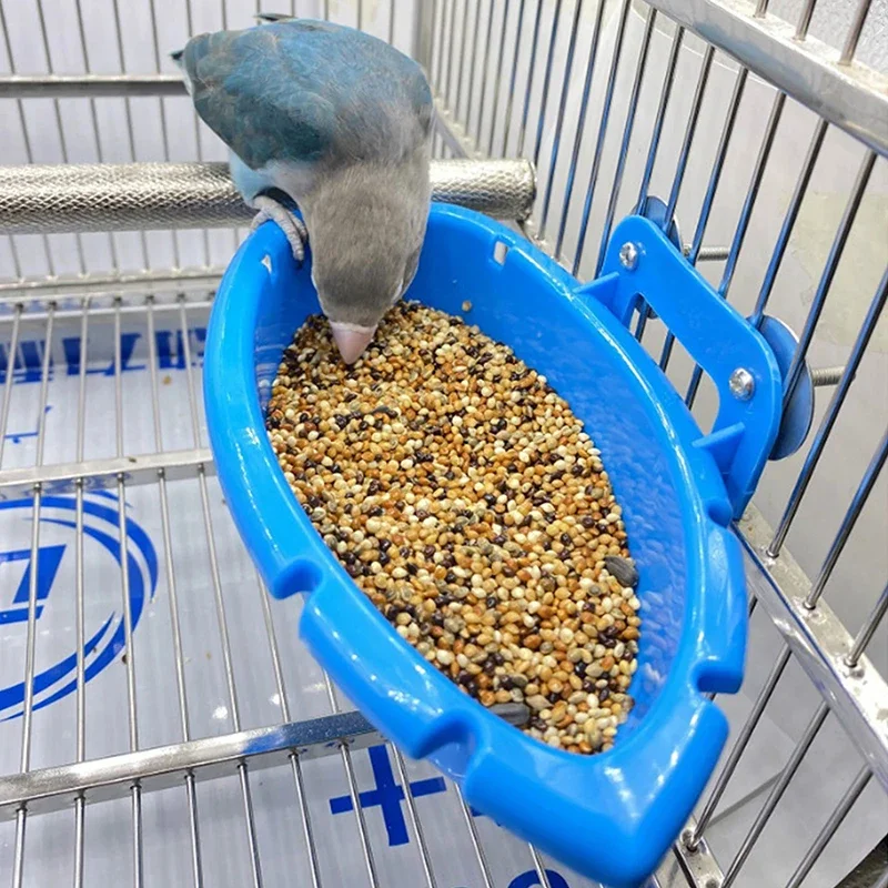 Banheira para Pássaros Azul de PP para Gaiola 18 cm - Imagem 3