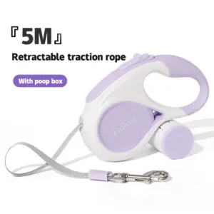 trela retrátil automática para cães pequenos