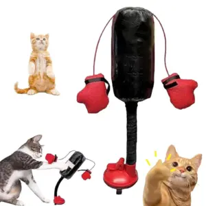 brinquedo de boxe para gatos